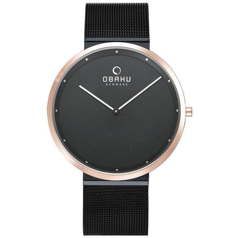 The Watch Boutique Obaku Papir Lille-Night Lds Ultra Slim Line Series V230LXMBMB