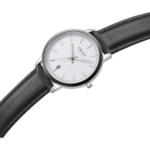 The Watch Boutique Obaku Salvie Lille Clear White 34mm Watch - V270LDAWRB