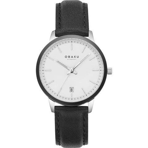 The Watch Boutique Obaku Salvie Lille Clear White 34mm Watch - V270LDAWRB
