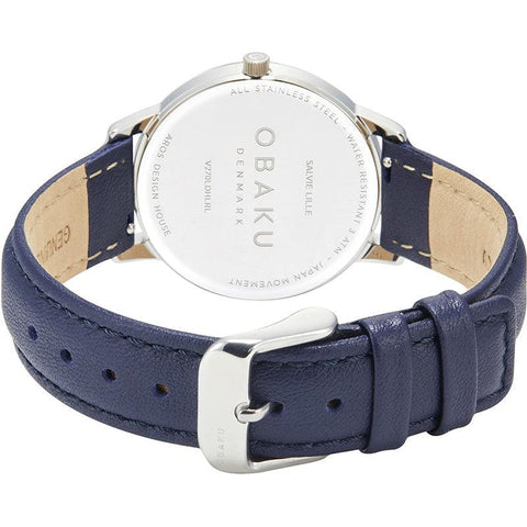 The Watch Boutique Obaku Salvie Lille Saxe Steel 34mm Watch - V270LDHLRL