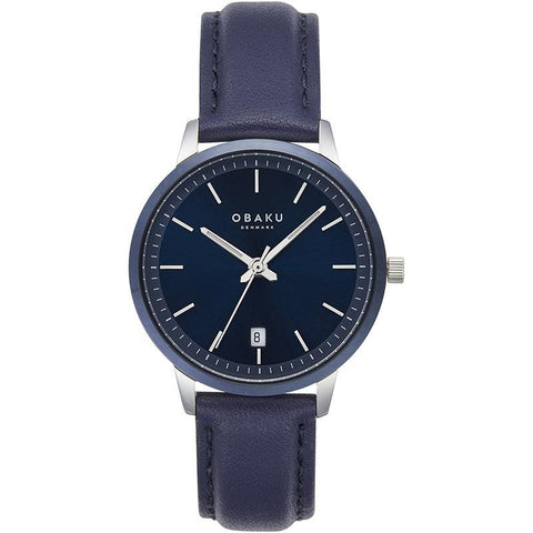 The Watch Boutique Obaku Salvie Lille Saxe Steel 34mm Watch - V270LDHLRL