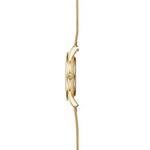 The Watch Boutique Obaku Smykke Gold - White Dial Stainless Steel Ladies Watch V297LXGIMG