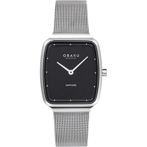 The Watch Boutique Obaku Tern Lille Black 27mm Watch - V267LXCBMC
