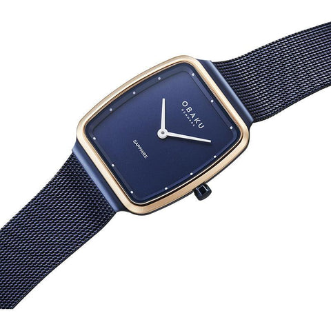The Watch Boutique Obaku Tern Lille Ocean Blue 27mm Watch - V267LXSLML