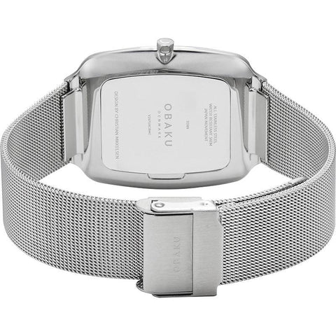 The Watch Boutique Obaku Tern Onyx Black 34mm Watch - V267GXCBMC