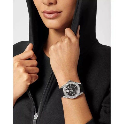 The Watch Boutique Plein Sport Glam Black Analog Watch 40mm