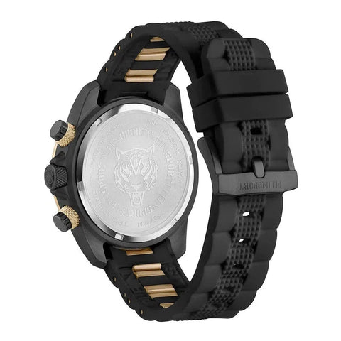 The Watch Boutique Plein Sport Hurricane Gold Chronograph Watch 44mm