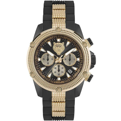 The Watch Boutique Plein Sport Hurricane Gold Chronograph Watch 44mm