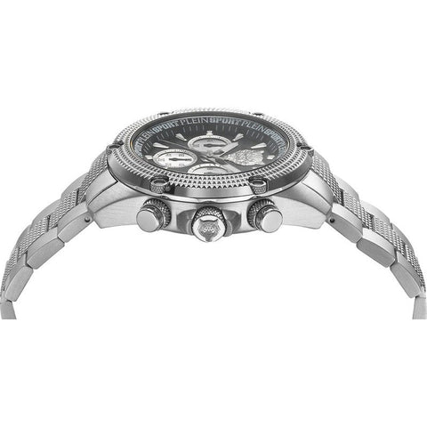 The Watch Boutique Plein Sport Hurricane Silver Chronograph Watch 44mm