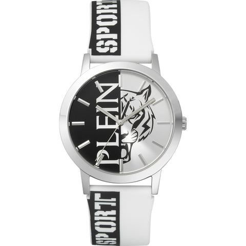 The Watch Boutique Plein Sport Legend Silver Analog Watch 44mm