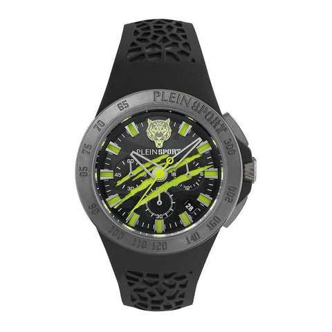 The Watch Boutique Plein Sport Thunderstorm Black Chronograph Watch 43mm