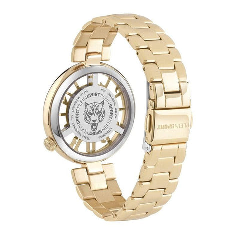 The Watch Boutique Plein Sport Tiger Luxe Gold Analog Watch 36mm