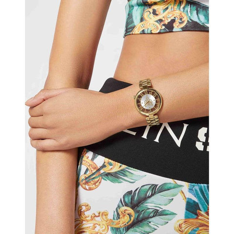 The Watch Boutique Plein Sport Tiger Luxe Gold Analog Watch 36mm