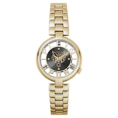 The Watch Boutique Plein Sport Tiger Luxe Gold Analog Watch 36mm