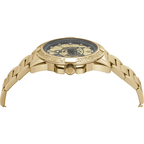 The Watch Boutique Plein Sport Touchdown Gold Analog Watch 44mm