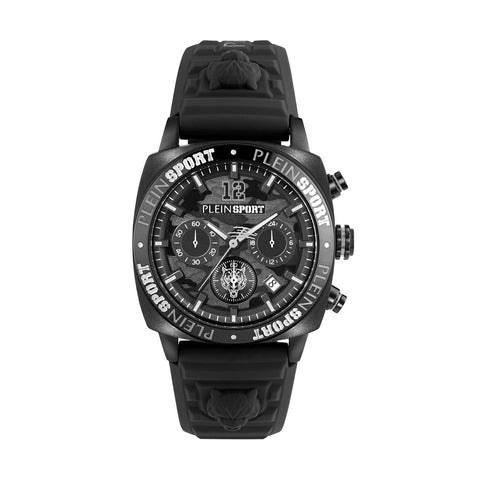 The Watch Boutique Plein Sport Wildcat Black Chronograph Watch 40mm
