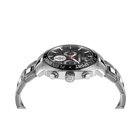 The Watch Boutique Plein Sport Wildcat Silver Chronograph Watch 40mm