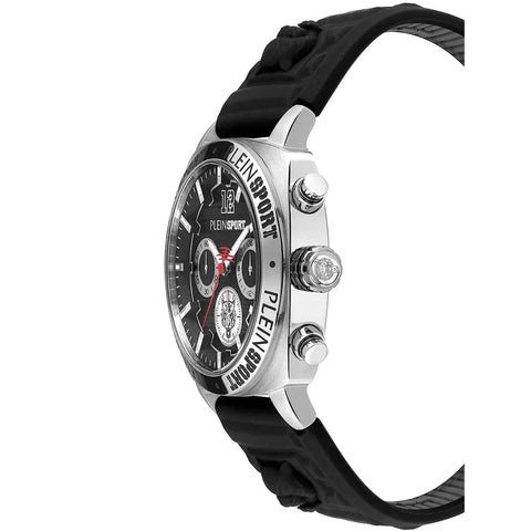The Watch Boutique Plein Sport Wildcat Silver Chronograph Watch 40mm
