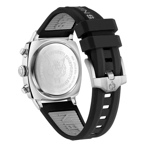 The Watch Boutique Plein Sport Wildcat Silver Chronograph Watch 40mm