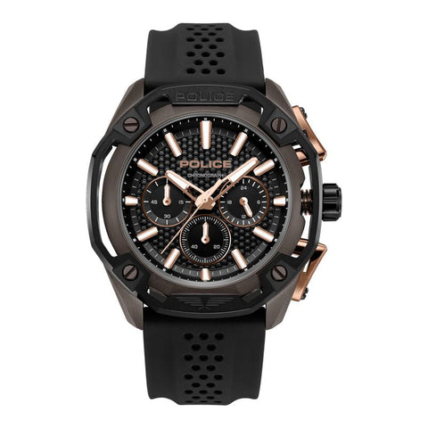 The Watch Boutique Police Black Centurian Watch For Men