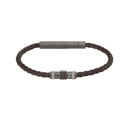 The Watch Boutique Police Brown Leather Ryder Bracelet