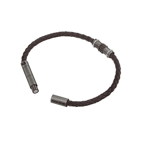 The Watch Boutique Police Brown Leather Ryder Bracelet