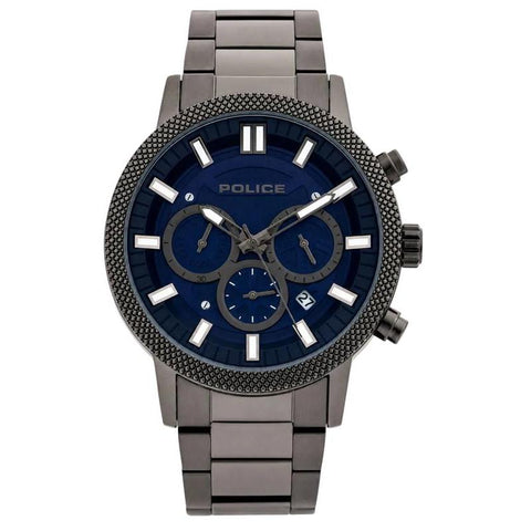 The Watch Boutique Police Chronograph Blue Dial Men's Watch