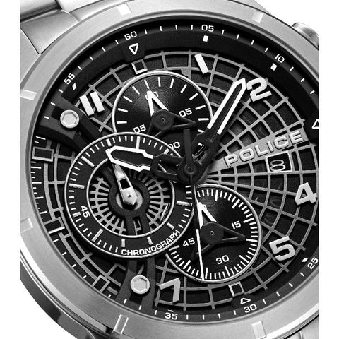 The Watch Boutique Police Cipher Black Dial Watch
