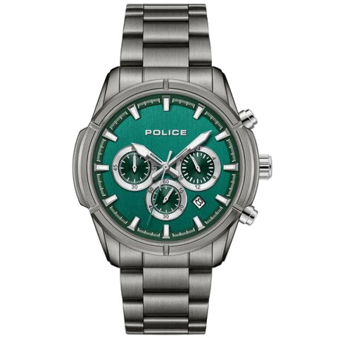 The Watch Boutique Police Cipher Green Dial Men's Watch