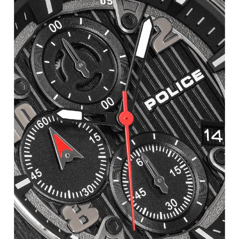 The Watch Boutique Police Clout Orb Men's Watch - - Interchangeable Silicone Bands