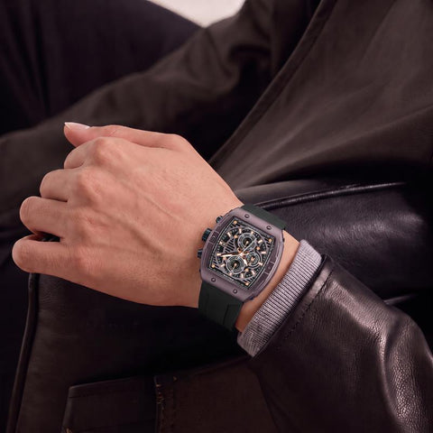 The Watch Boutique Police Connector Rebel Brown Dial Men's Watch