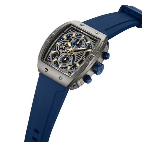 The Watch Boutique Police Connector Rebel Grey Dial Men's Watch