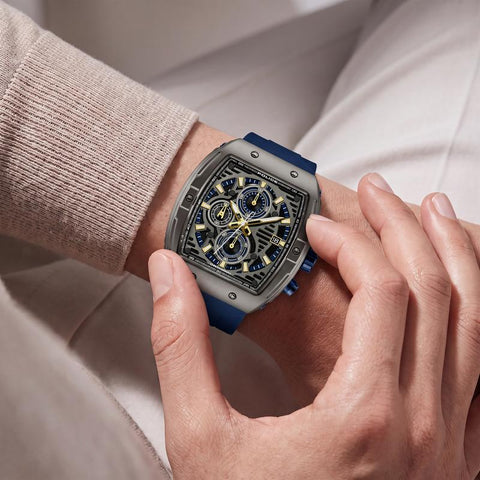 The Watch Boutique Police Connector Rebel Grey Dial Men's Watch