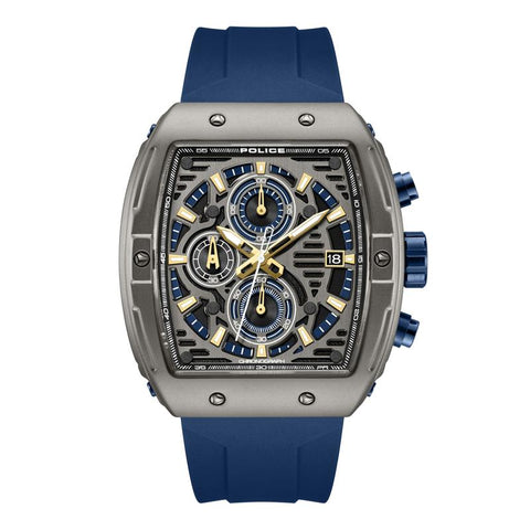 The Watch Boutique Police Connector Rebel Grey Dial Men's Watch