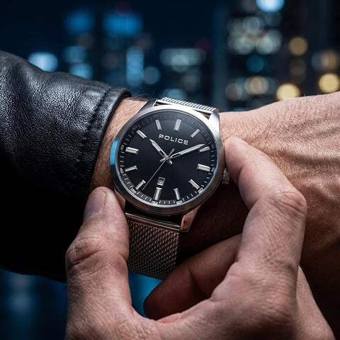 The Watch Boutique Police Crusader Black Dial Men's Watch