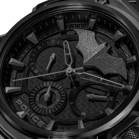 The Watch Boutique Police Crusader Watch & Batarang 2.0 Bracelet Set Limited Edition