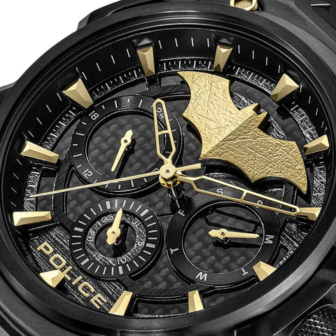 The Watch Boutique Police Crusader Watch and Batarang Bracelet 2.0 Set Limited Edition