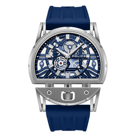 The Watch Boutique Police Daintree 2.0 Blue Silicone Watch