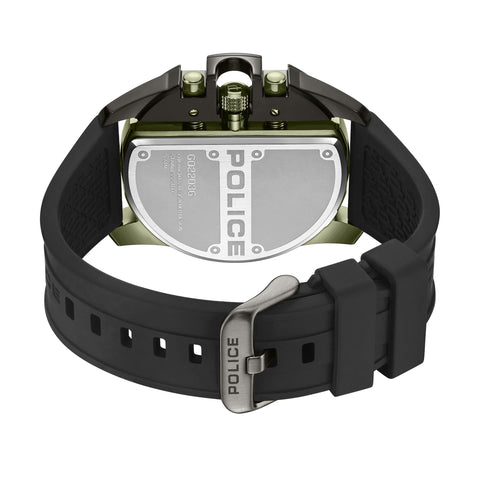 The Watch Boutique Police Daintree Black Dial Green Men's Watch