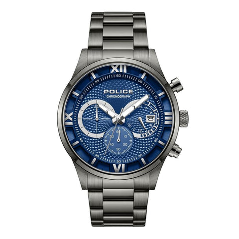 The Watch Boutique Police Driver Blue Dial Men's Watch