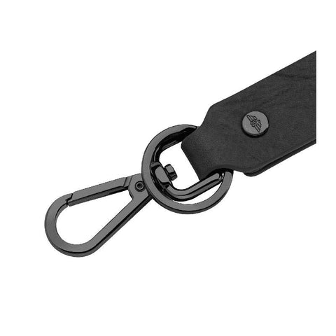 The Watch Boutique Police Droid Leather Keyring Black