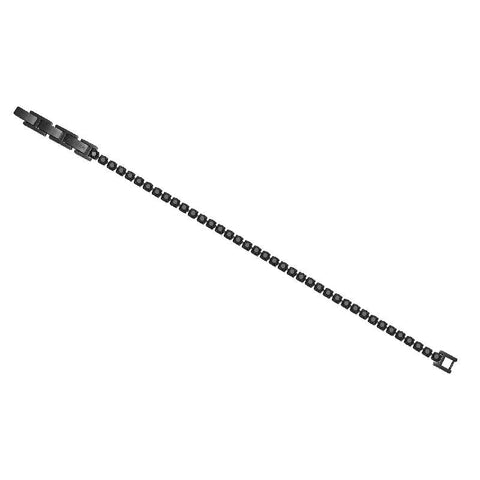 The Watch Boutique Police Flash Bracelet - Black Steel
