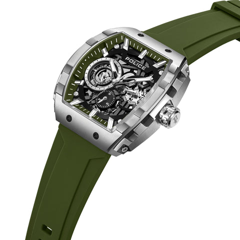 The Watch Boutique Police Flash Green Dial Men's Watch