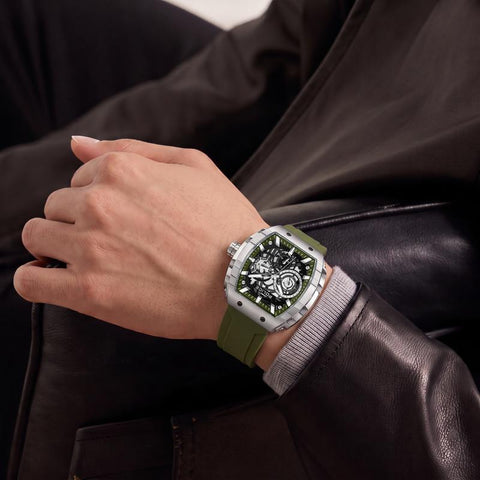 The Watch Boutique Police Flash Green Dial Men's Watch