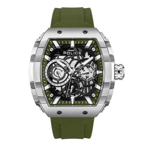 The Watch Boutique Police Flash Green Dial Men's Watch