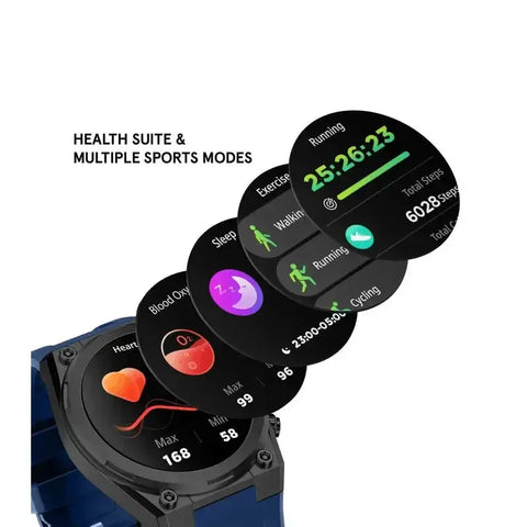 The Watch Boutique Police Freedom Of Time My Avatar 2 Smartwatch Black/Blue