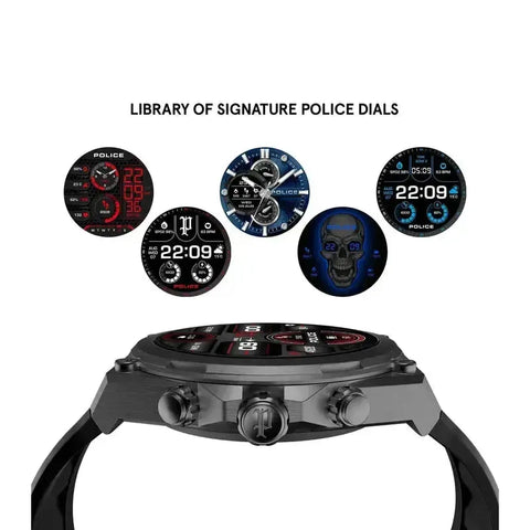 The Watch Boutique Police Freedom Of Time My Avatar 2 Smartwatch Black/Blue