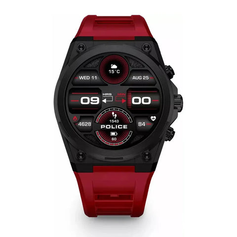 The Watch Boutique Police Freedom Of Time My Avatar 2 Smartwatch Black/Red