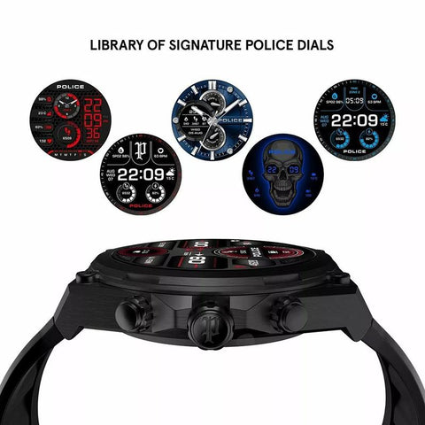 The Watch Boutique Police Freedom Of Time My Avatar 2 Smartwatch Black/Red