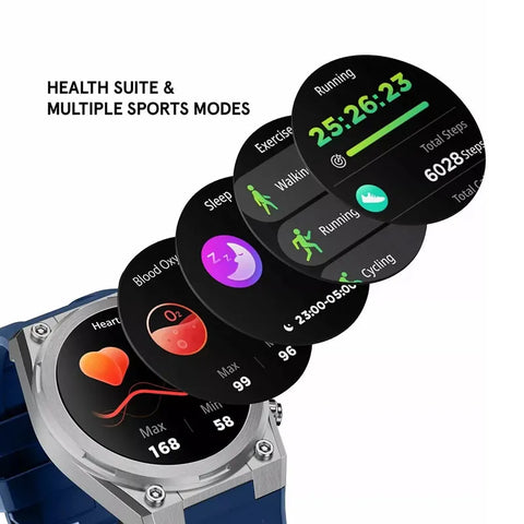 The Watch Boutique Police Freedom Of Time My Avatar 2 Smartwatch Blue/Yellow